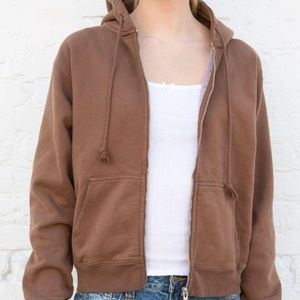 Brandy Melville Brown Christy Hoodie